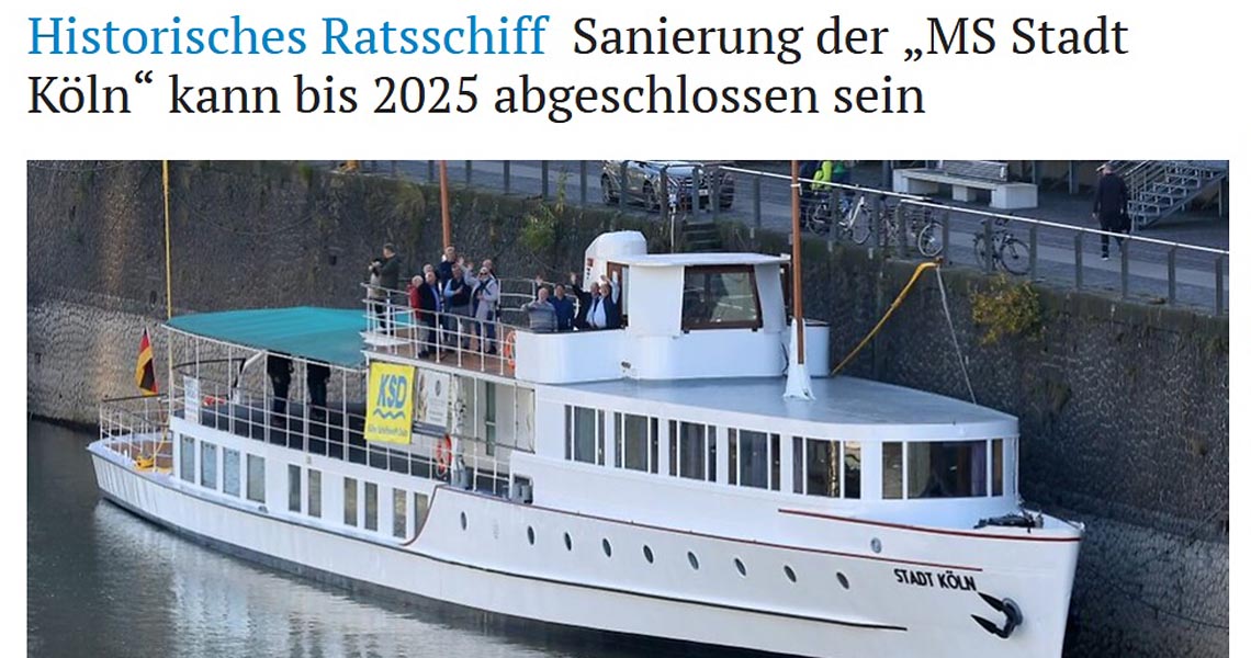 Nach Verlegung in den Rheinauhafen