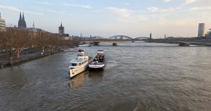 Ratsschiff MS Stadt Köln zurück im Rheinauhafen