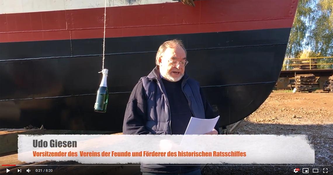 Video: Stapellauf auf der KSD-Werft